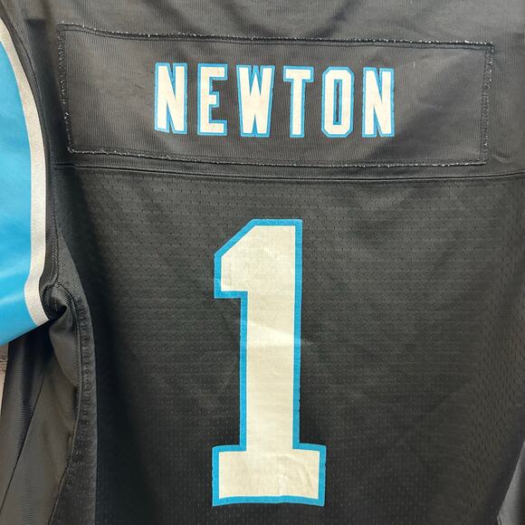Carolina Panthers NFL Pro Line Cam Newton #1 Youth Jersey Size Large Football - Picture 9 of 10